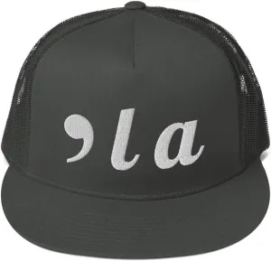 Hogue WS LLC Comma La Kamala Harris Hat (Embroidered Trucker Cap)