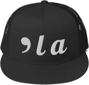 Hogue WS LLC Comma La Kamala Harris Hat (Embroidered Trucker Cap)