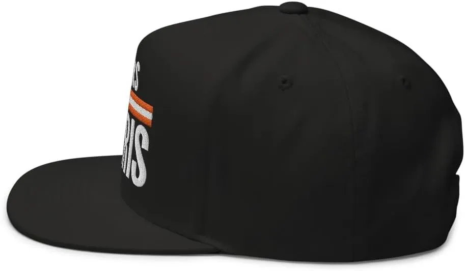 Hogue WS LLC Firefighters for Harris Hat (Embroidered Flat Bill Snapback Cap) Fire Fighters for Kamala Harris Hat