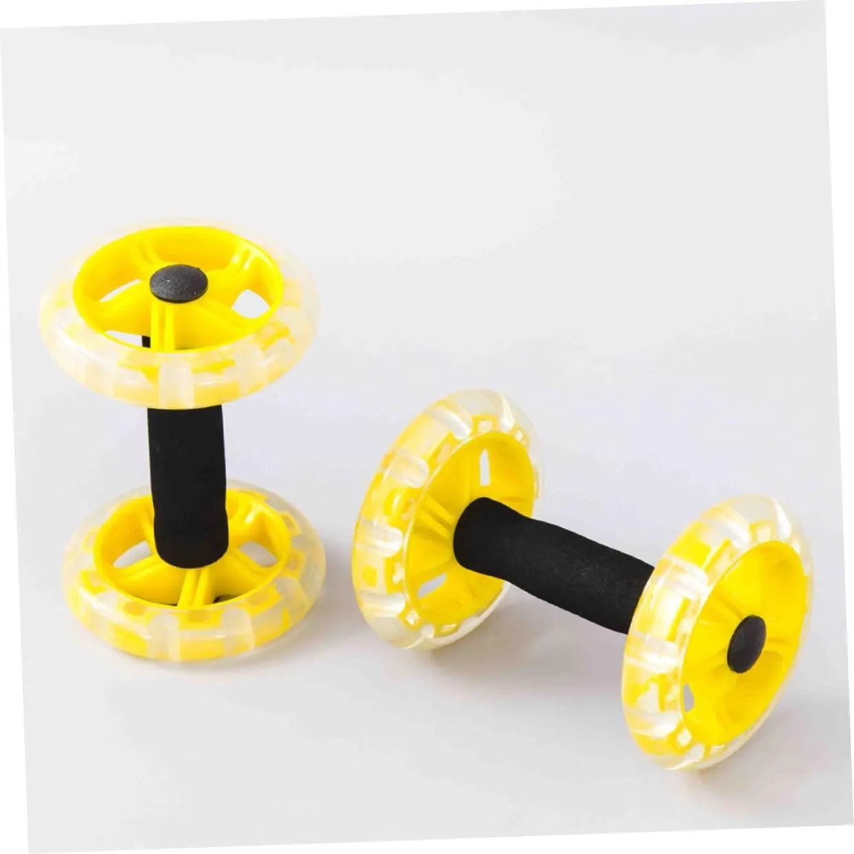 Household Appliances Exercise Abdominal Roller Workout Roller Abs Ab Fitness Roller Yellow Equipment Fitness Device Fitness Wheel Ab Wheel Dumbbel Ab