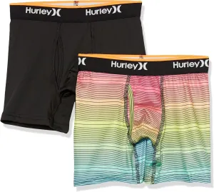 Hurley Boys' Classic Boxer Briefs (2-Pack)