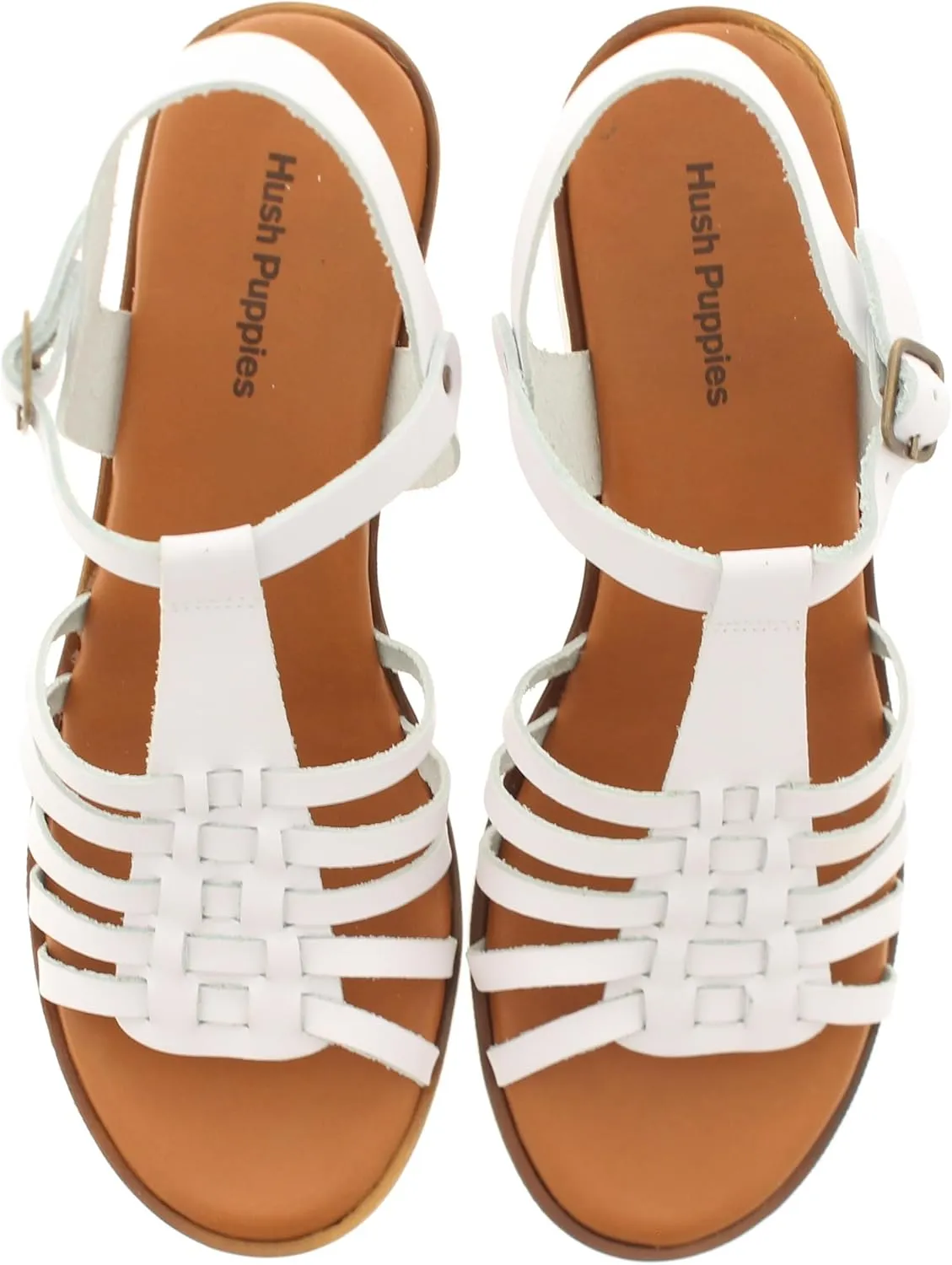 Hush Puppies Women's Ankle-Strap Heeled Sandal