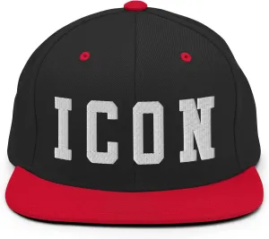 ICON Embroidered Snapback Hat, Icon Cap
