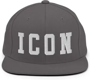 ICON Embroidered Snapback Hat, Icon Cap