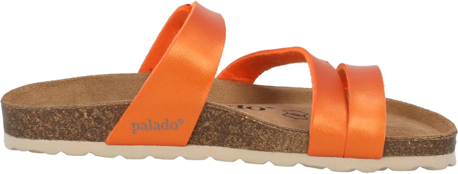Ikaria Women's Mules - Extra Comfortable Sandals - Fashionable Slippers with Natural Cork - Made in EU - Sandals with Sole Made of Finest Natural Leather