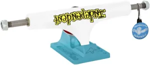 INDEPENDENT Truck Company 166 Stage 4 Pro Mark Gonzales Flat White Blue Standard Skateboard Trucks