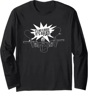 It's Not a Bedsit, Its a Flat - Tim Bisley Quote Long Sleeve T-Shirt