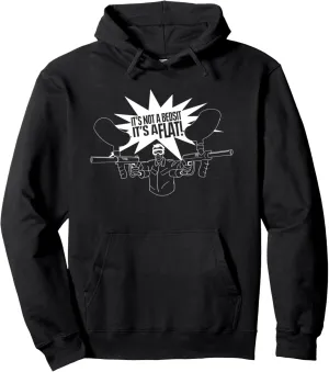 It's Not a Bedsit, Its a Flat - Tim Bisley Quote Pullover Hoodie