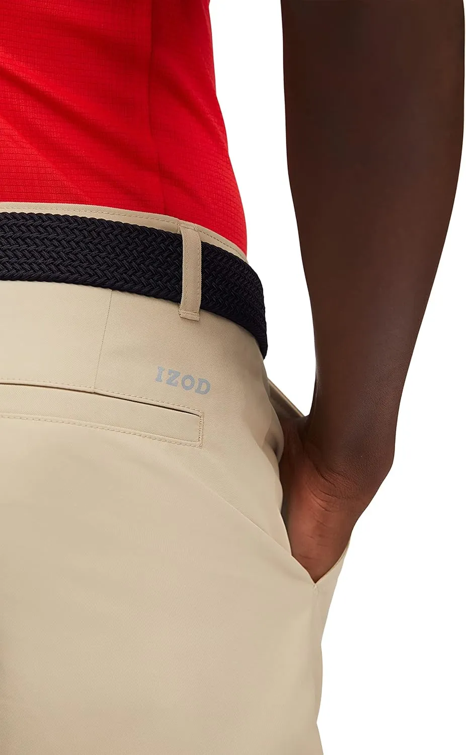 IZOD Boys' Performance Golf Swingflex Stretch Straight Fit Shorts