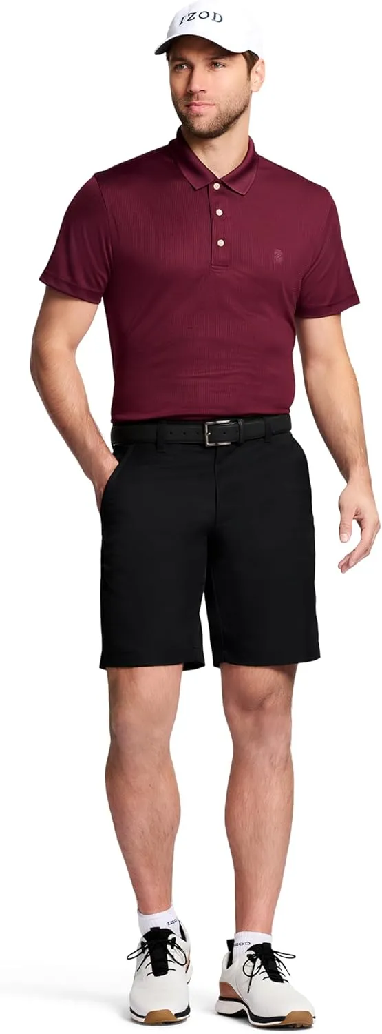 IZOD Men’s 9.5"Micro Poly Classic Fit Golf Short