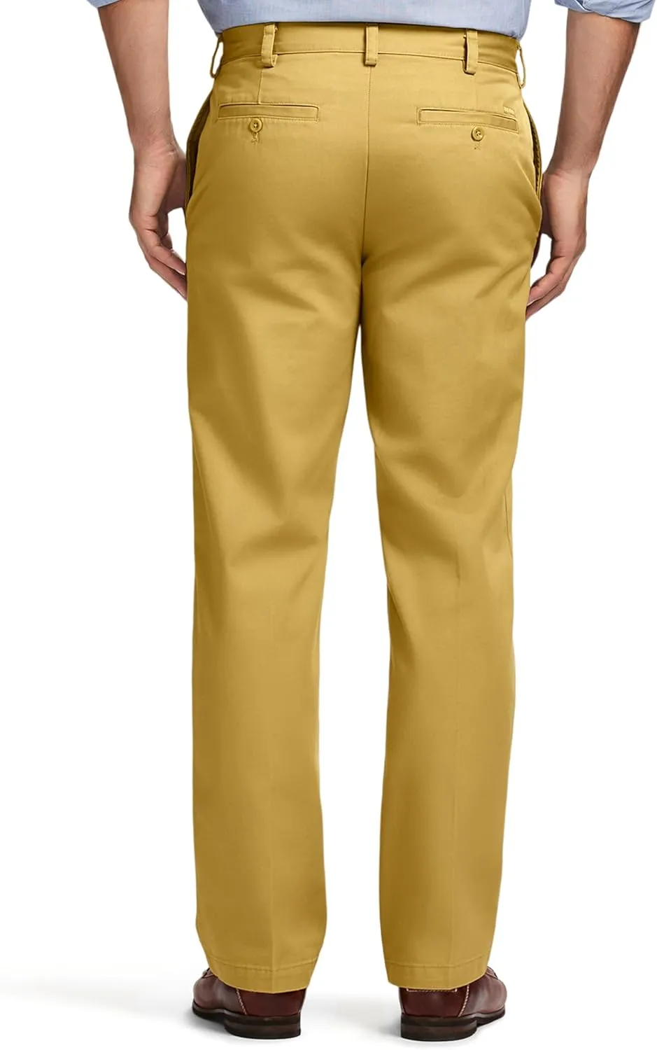 IZOD Men's American Chino Flat Front Classic Fit Pant