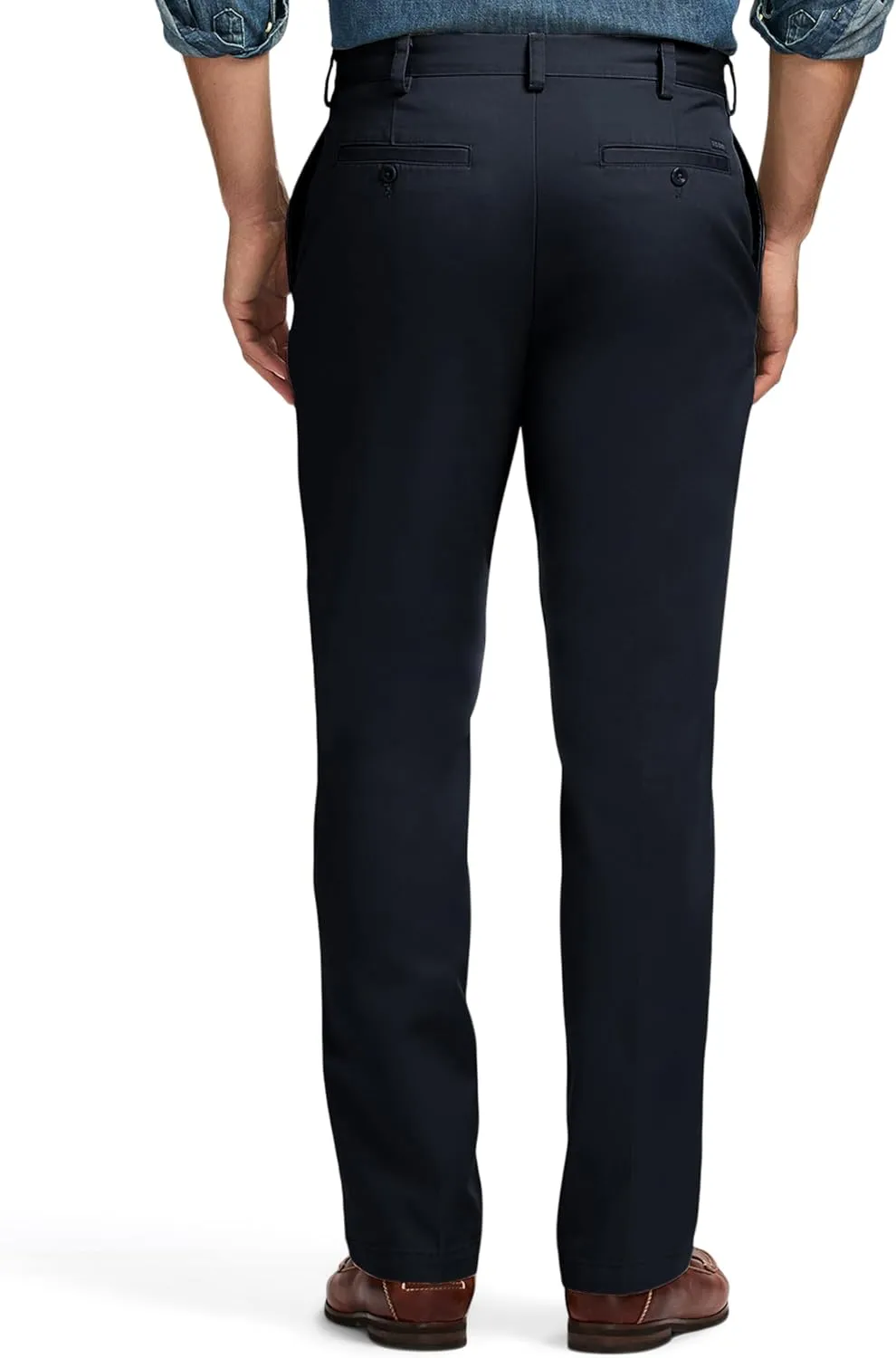 IZOD Men's American Chino Flat Front Slim Fit Pant