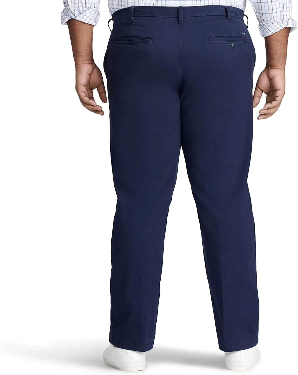 IZOD Men's Big and Tall Performance Stretch Flat Front Pant