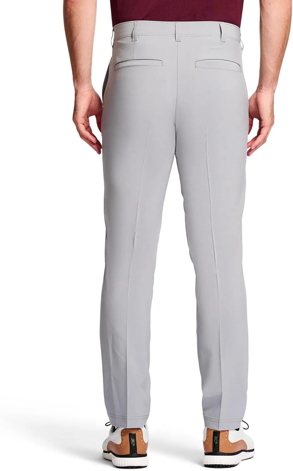 IZOD Men's Golf Swingflex Straight-fit Flat-Front Pants