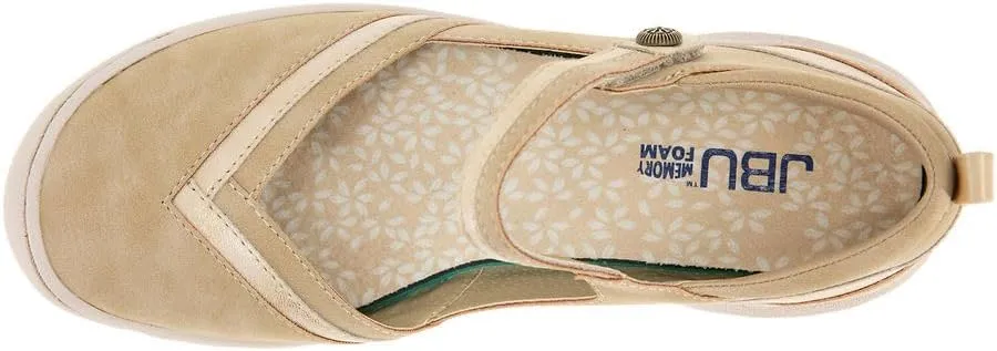 JBU Women's Raven Fashion Comfort Casual Classic Mary Jane Flat