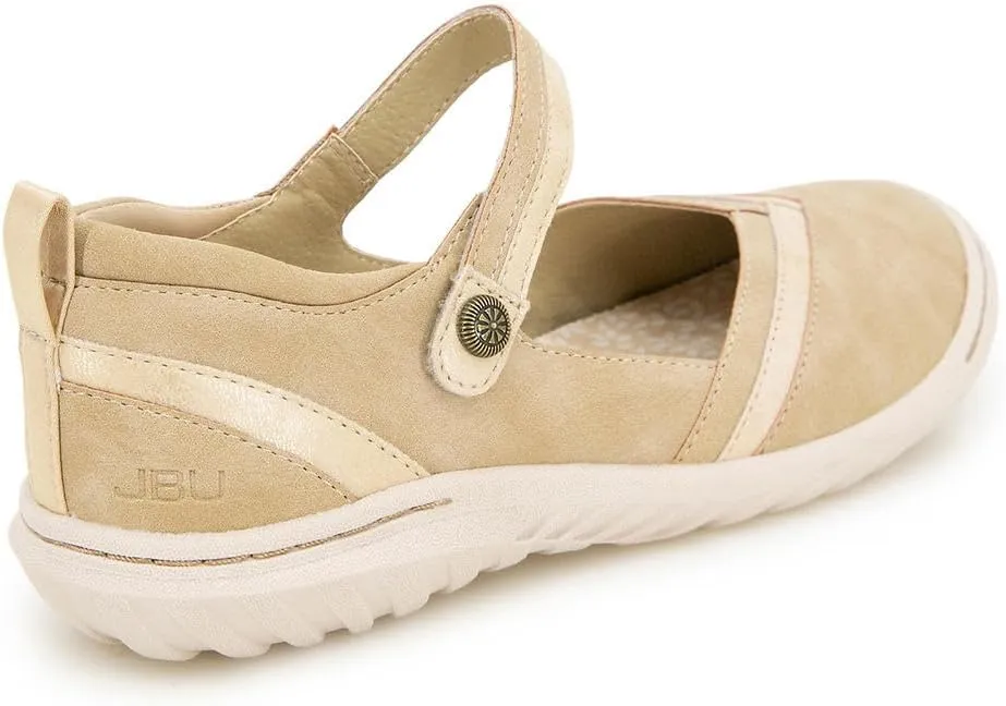 JBU Women's Raven Fashion Comfort Casual Classic Mary Jane Flat