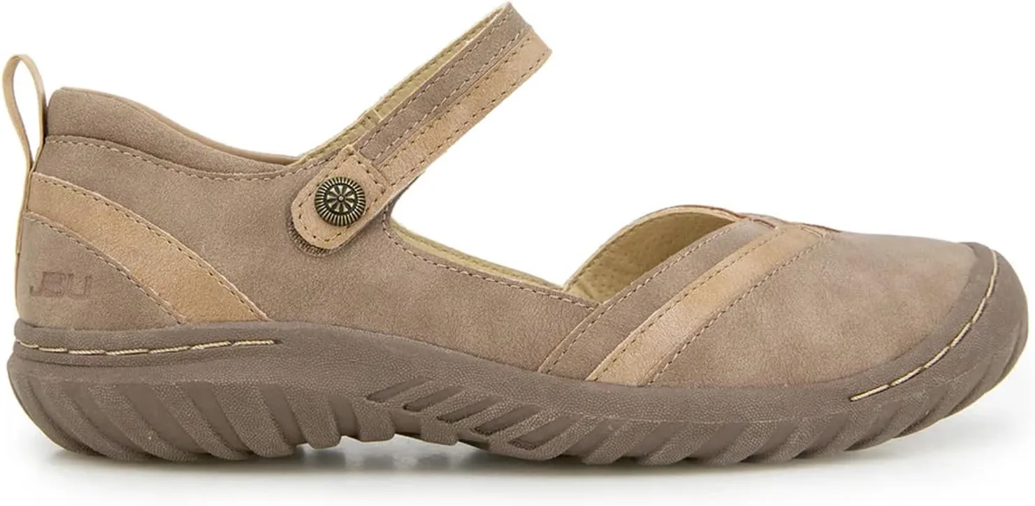 JBU Women's Raven Fashion Comfort Casual Classic Mary Jane Flat