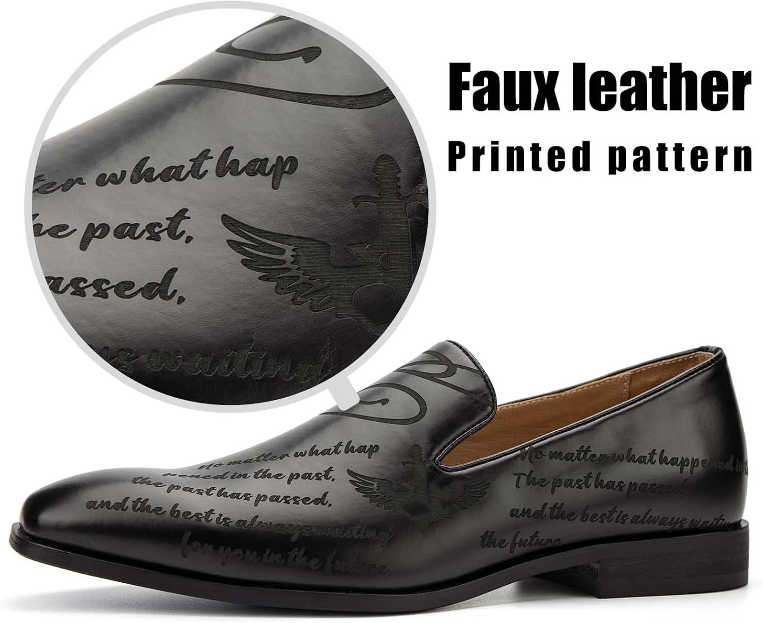 JITAI Mens Loafers Shoes Slip On Driving Shoes Casual Dress Loafer Business Fashion Shoes