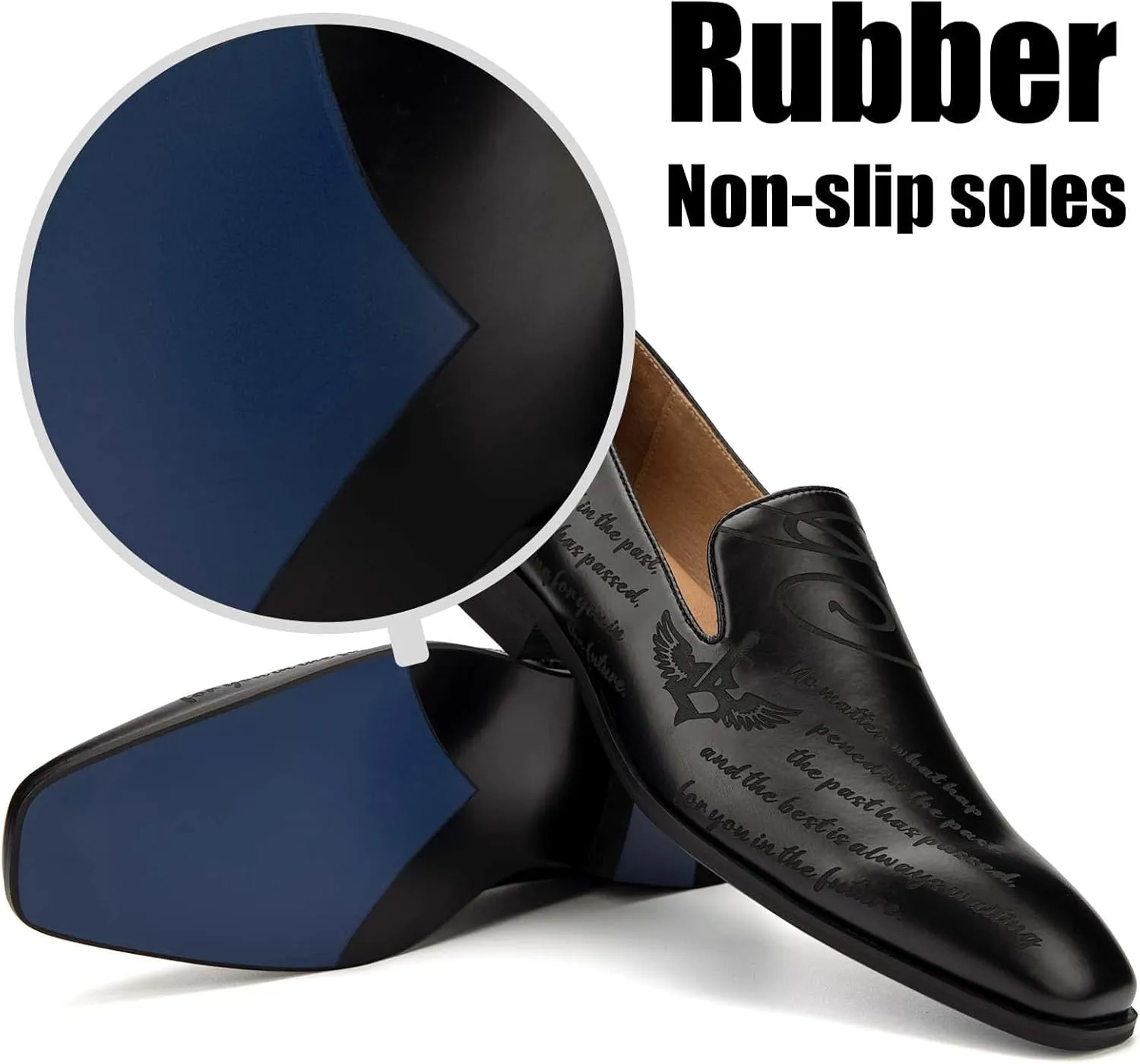 JITAI Mens Loafers Shoes Slip On Driving Shoes Casual Dress Loafer Business Fashion Shoes