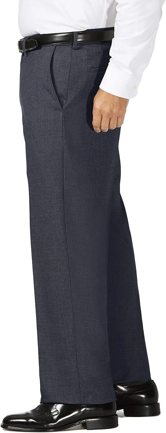 J.M. Haggar Men's Classic Fit Flat Front Dress Pant-Regular and Big & Tall Sizes
