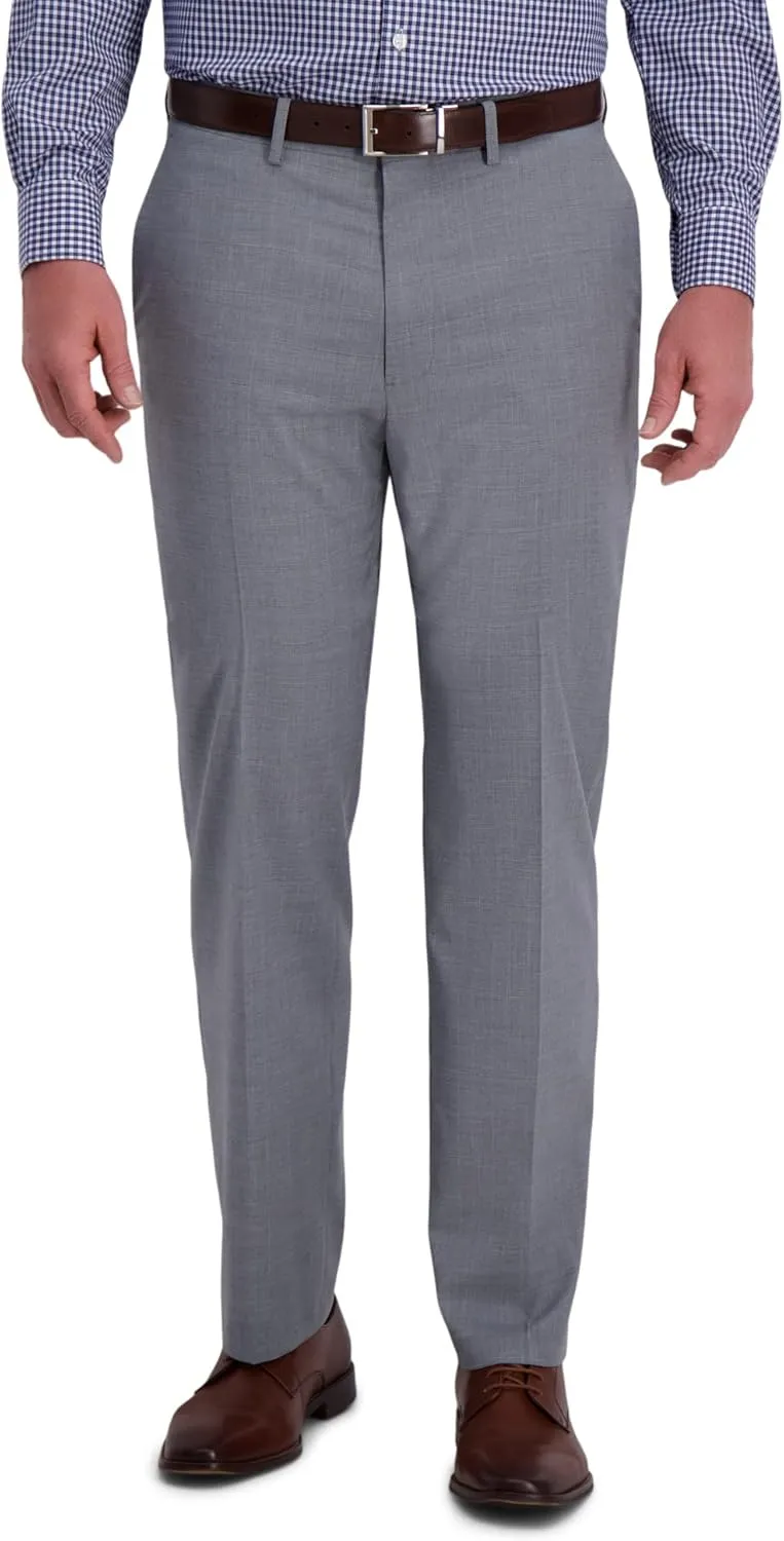 J.M. Haggar Men's Classic Fit Flat Front Dress Pant-Regular and Big & Tall Sizes