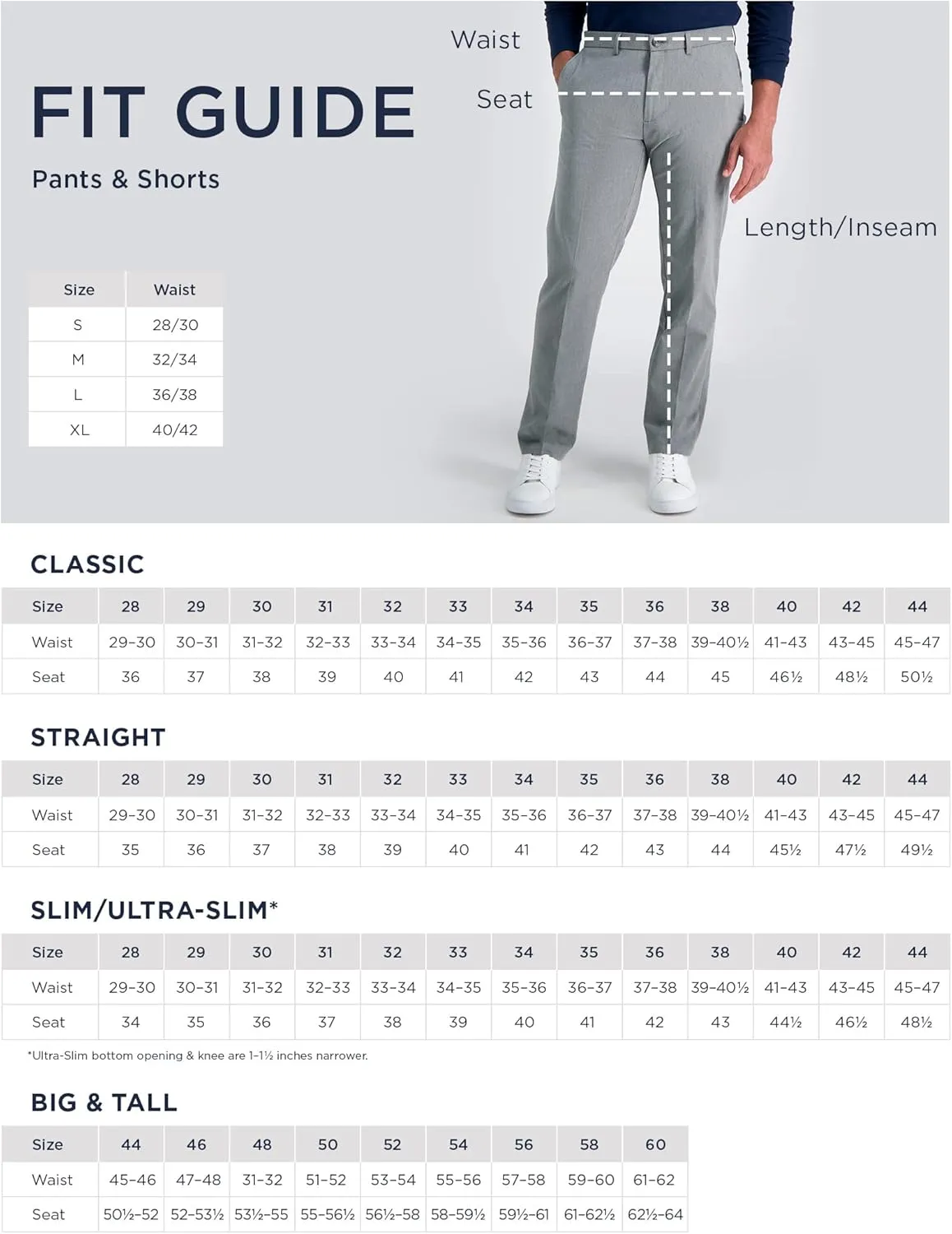 J.M. Haggar Men's Classic Fit Flat Front Dress Pant-Regular and Big & Tall Sizes