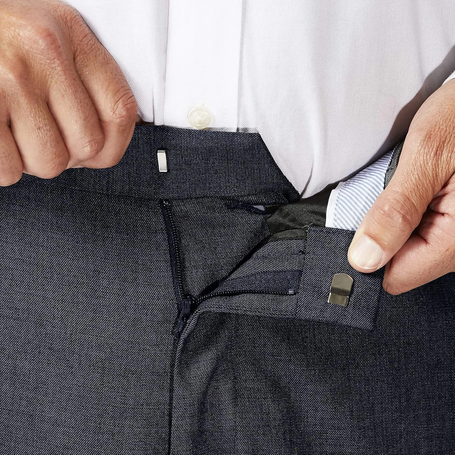 J.M. Haggar Men's Classic Fit Flat Front Dress Pant-Regular and Big & Tall Sizes