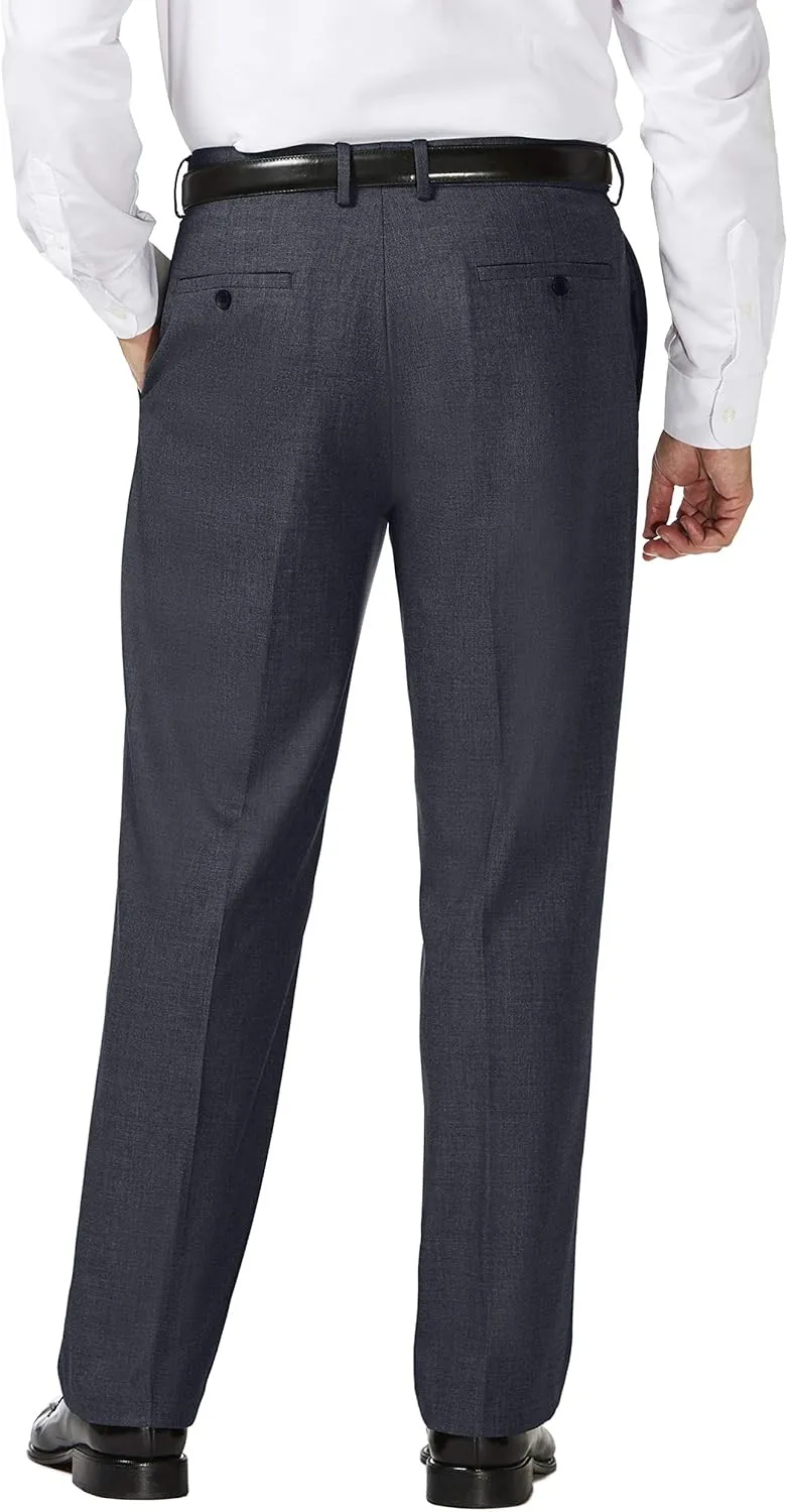 J.M. Haggar Men's Classic Fit Flat Front Dress Pant-Regular and Big & Tall Sizes