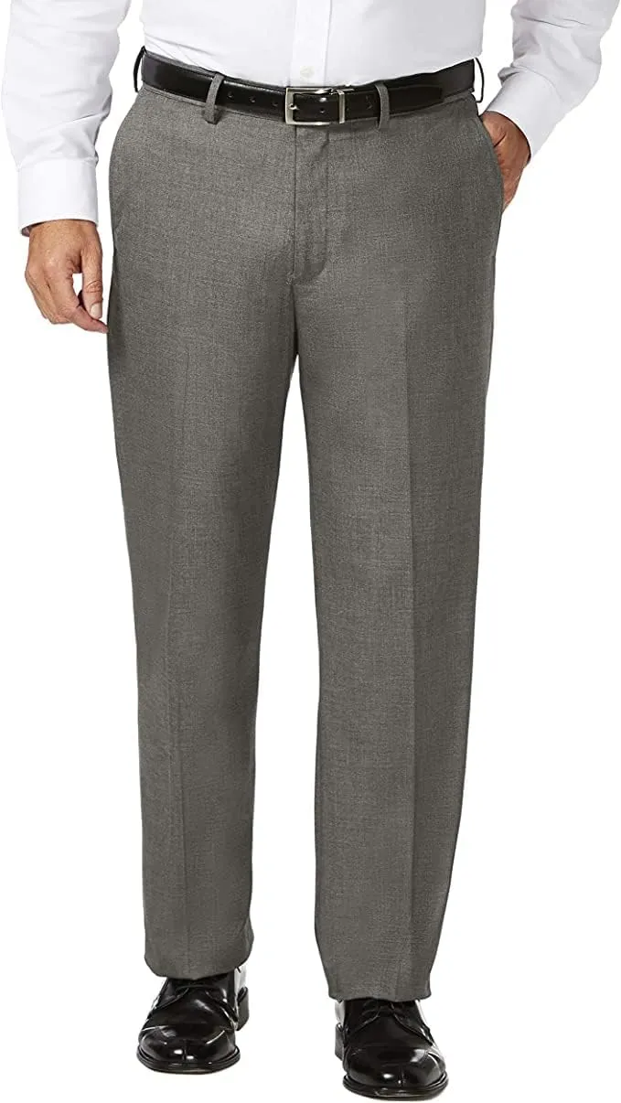J.M. Haggar Men's Classic Fit Flat Front Dress Pant-Regular and Big & Tall Sizes