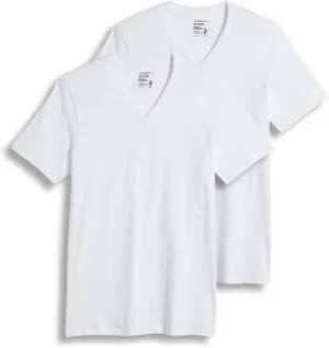 Jockey Men's Undershirt Tall Man Classic V-Neck Undershirt - 2 Pack