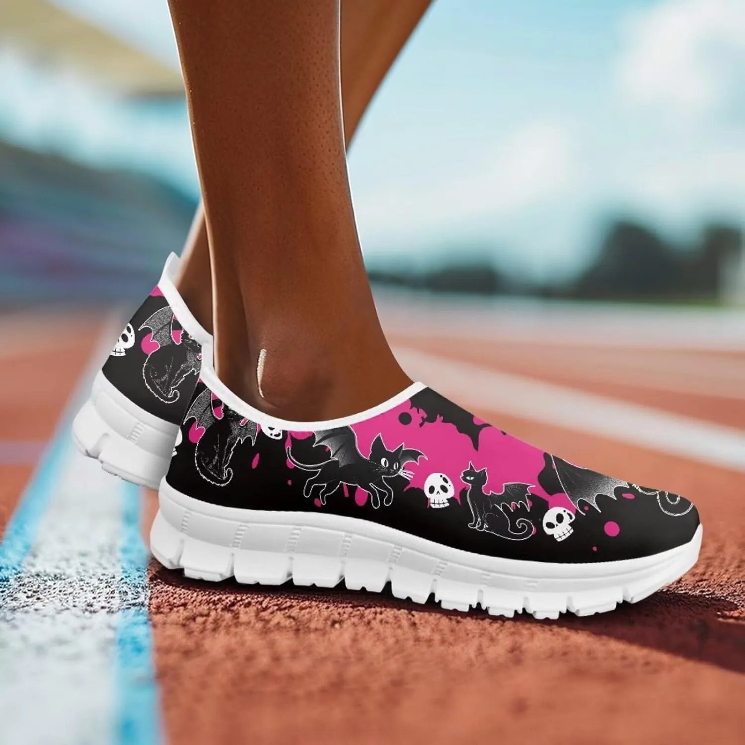 JoyLamoria Hummingbird Sneakers Low Top Flats Loafer Lightweight Walking Travel Shoes Girls 2025 Fashion Boat Shoes