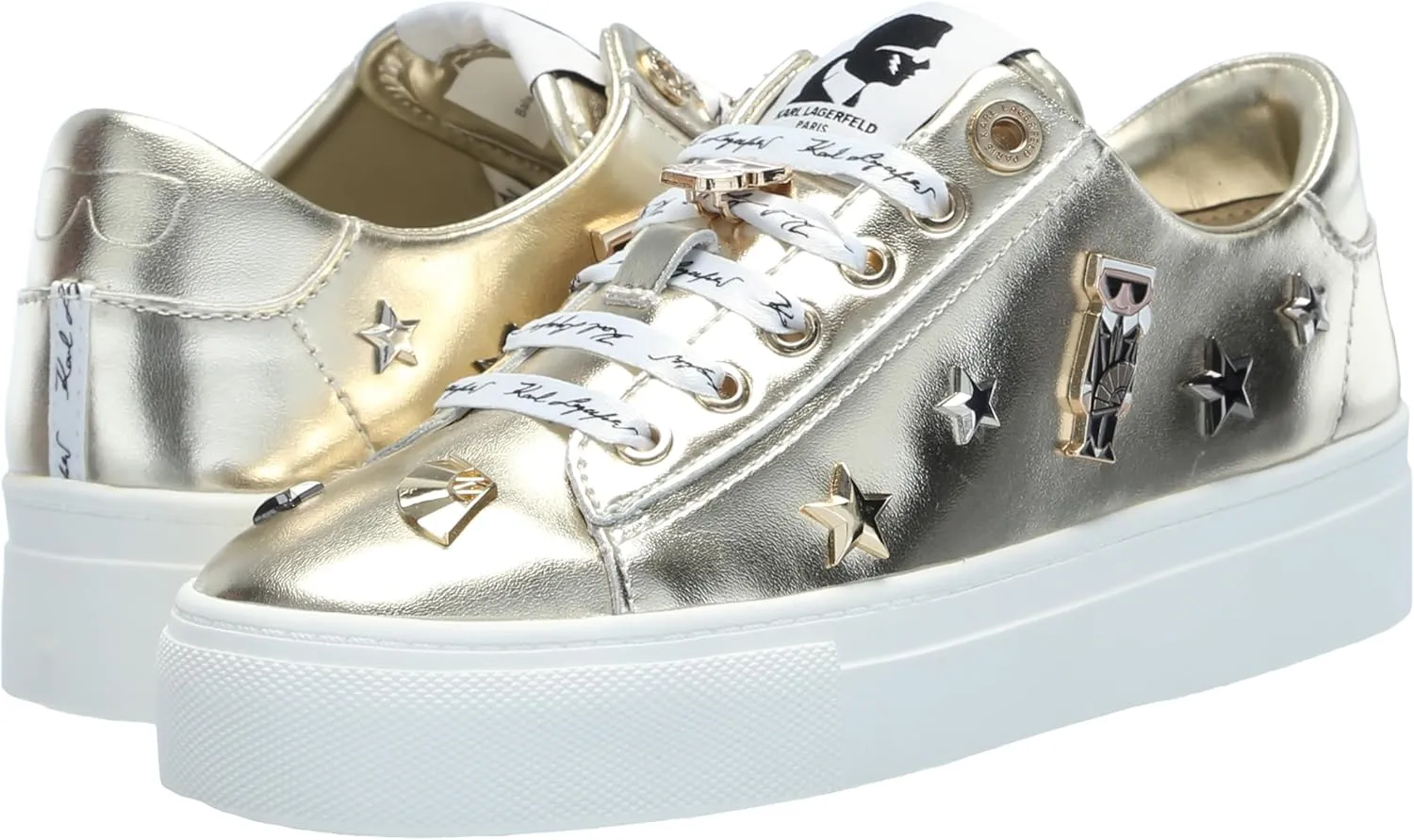 Karl Lagerfeld Paris Women's Cate Pins Sneaker