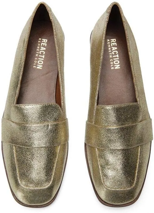 Kenneth Cole Men's Glide Slide Menswear Inspired Loafer with Square Toe Leather Upper Slip-On