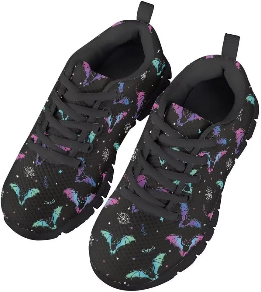 Kid Girls Shoes Running/Walking Sports Sneakers Black Sole