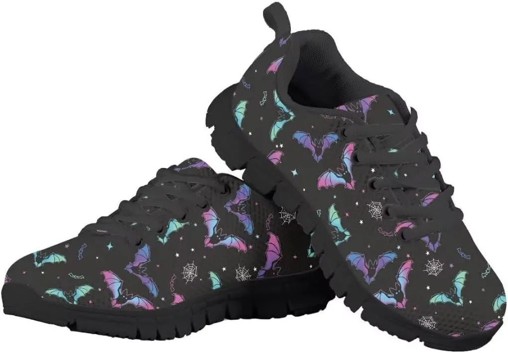 Kid Girls Shoes Running/Walking Sports Sneakers Black Sole