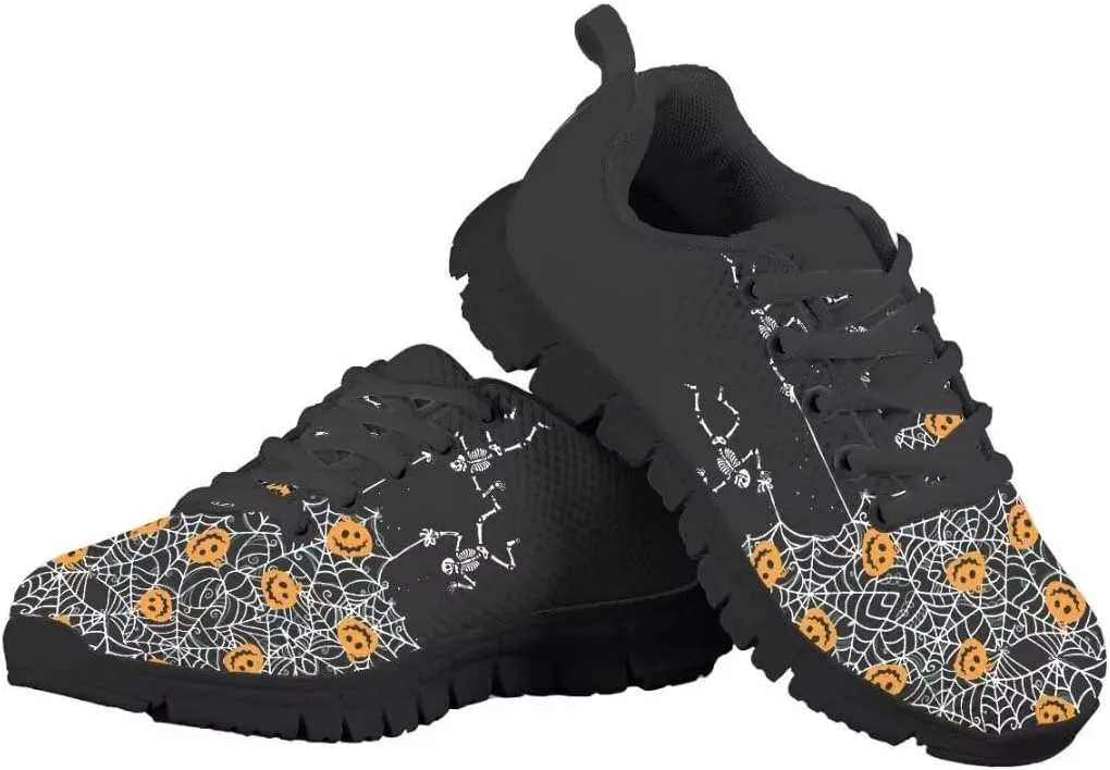 Kid Girls Shoes Running/Walking Sports Sneakers Black Sole
