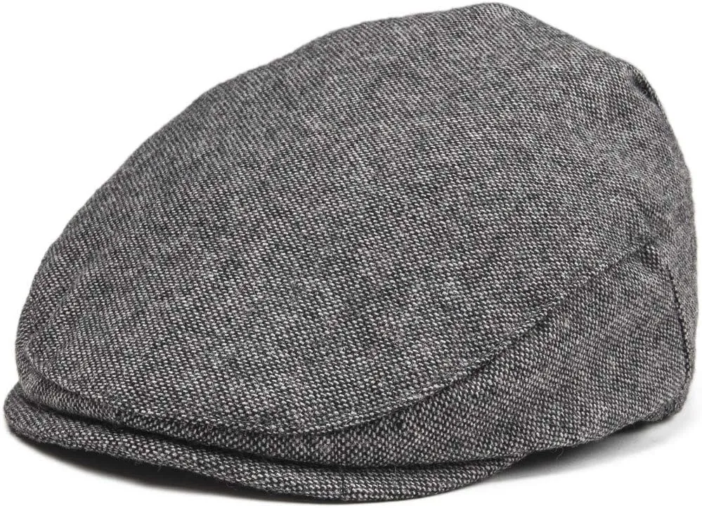 Kids Wool Tweed Newsboy Flat Cap Herringbone Boy Infant Toddler Child Youth Beret Hat