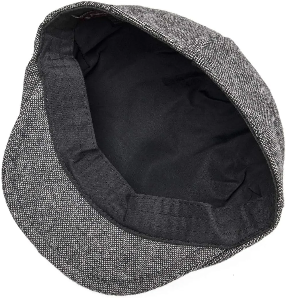 Kids Wool Tweed Newsboy Flat Cap Herringbone Boy Infant Toddler Child Youth Beret Hat