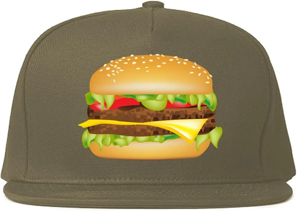 Kings Of NY Burger Chest Snapback Hat Cap