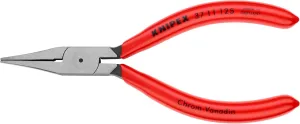 KNIPEX - 37 11 125 Tools - Electronics Gripping Pliers, Flat Wide Tips (3711125)