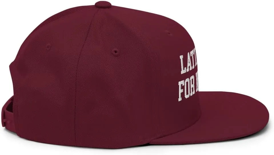 Latino Men for Kamala Flat Bill Brim Snapback Hat