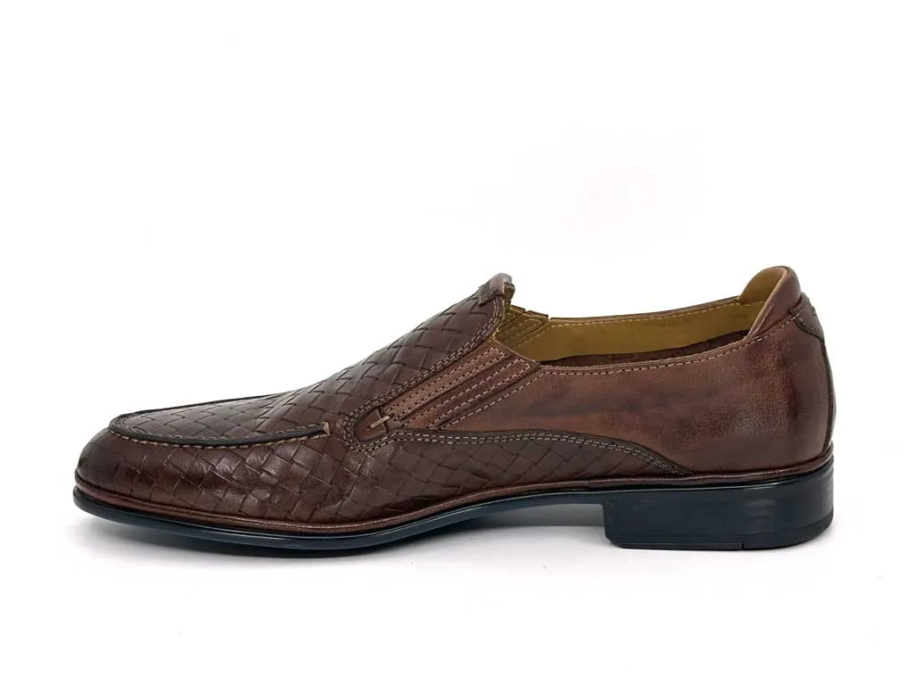 Lawrence Brown Men's Leather Loafers