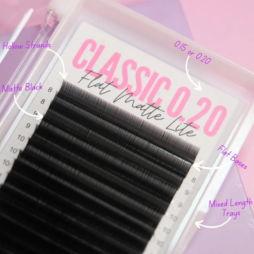 Lite 0.15 Classics Lash Trays - Mixed Length