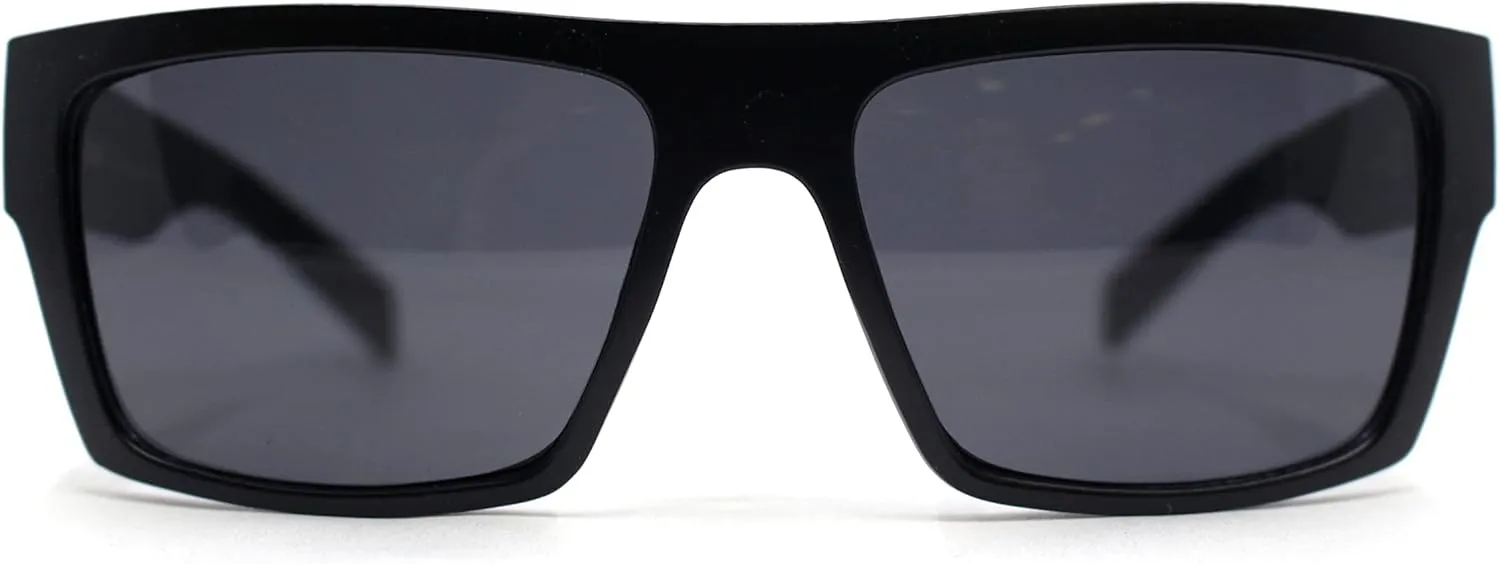 Locs Patriotic USA Flag Print Arm Flat Top Manly Sunglasses