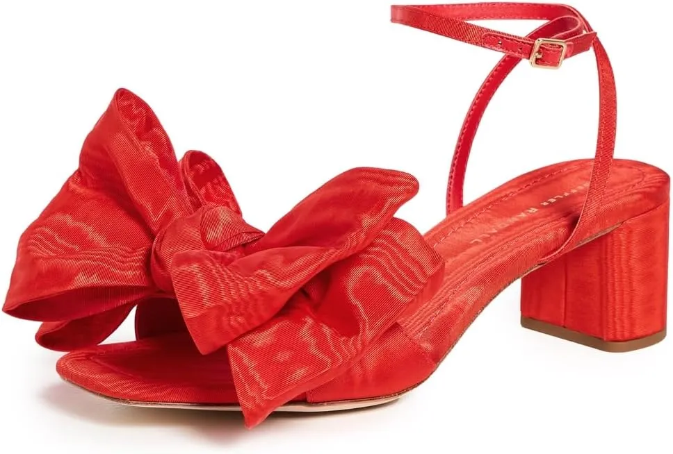Loeffler Randall Women's Carmen Mid Heel Bow Sandals
