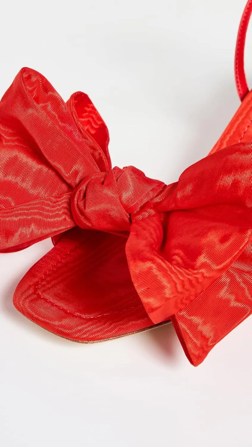 Loeffler Randall Women's Carmen Mid Heel Bow Sandals
