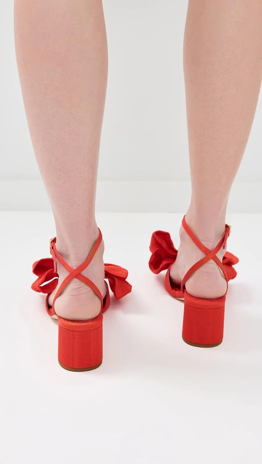 Loeffler Randall Women's Carmen Mid Heel Bow Sandals