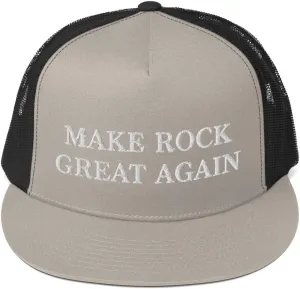Make Rock Great Again Hat (Embroidered Trucker Cap) Oldies Rock Music Lover