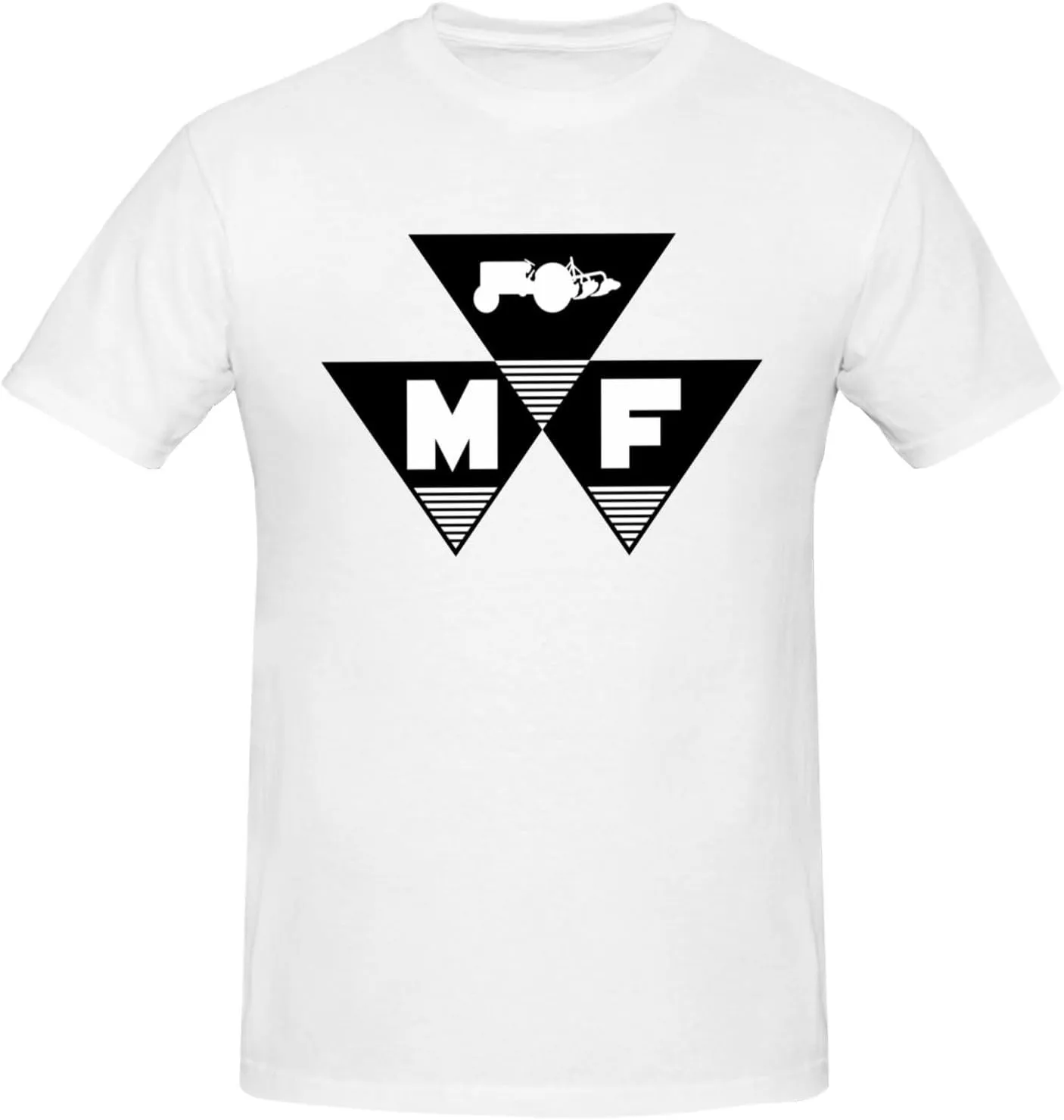 Massey Ferguson Men's 170g Combed Cotton Short Sleeve T-Shirt Black