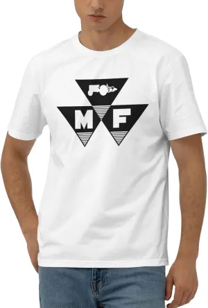 Massey Ferguson Men's 170g Combed Cotton Short Sleeve T-Shirt Black